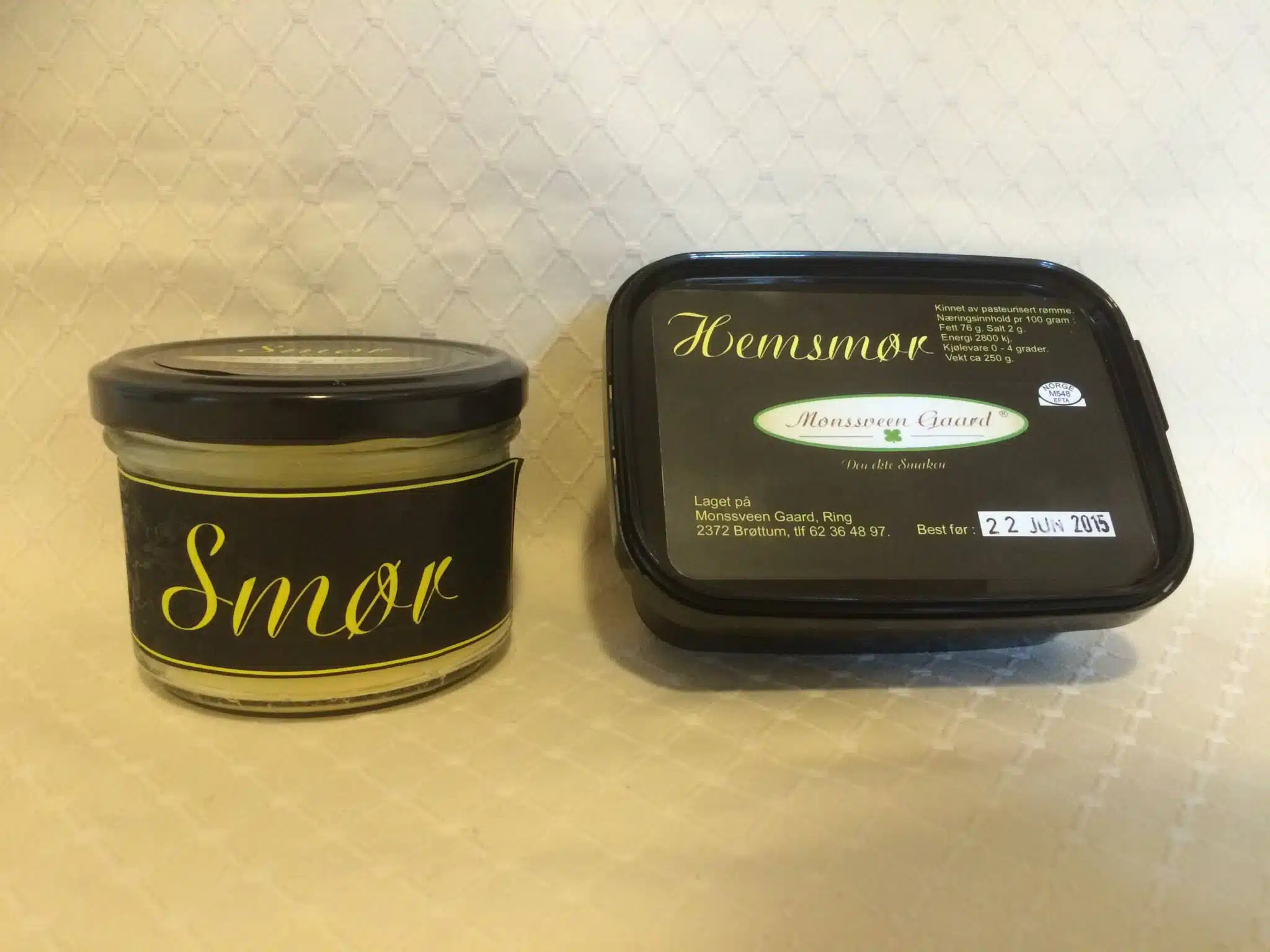 Smør fra Monssveen Gaard – Gårdsbutikk og gårdsmeieri i Ringsaker, Brøttum, Hamar, Lillehammer, Skeikampen, Ringebu, Hafjell